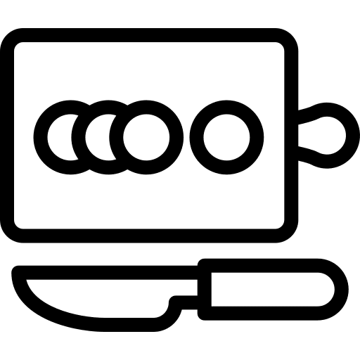 Cutting board cut cooking cutting board icon