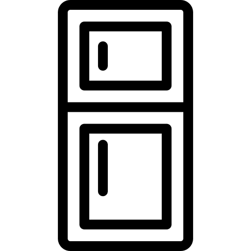 Fridge freeze cold kitchen icon