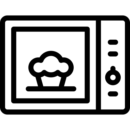 Oven food and restaurant bakery oven icon