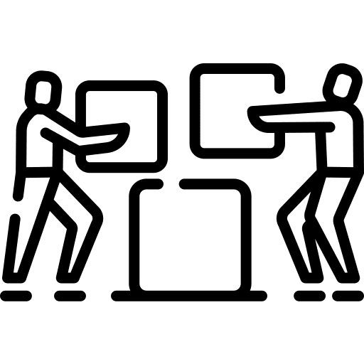 Teamwork support together business and finance icon