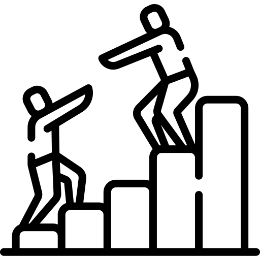 Team stats business and finance help icon Team stats business and finance help icon