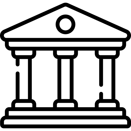 Bank architecture and city architecture building icon Bank architecture and city architecture building icon