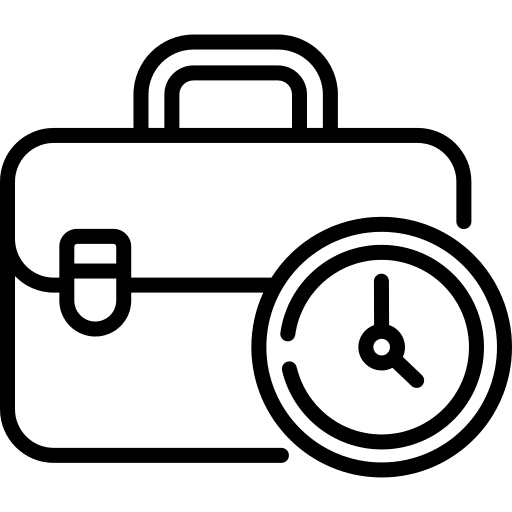 Working hours work experience business working hours icon Working hours work experience business working hours icon