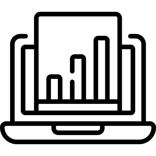 Chart line chart business and finance line graph icon Chart line chart business and finance line graph icon