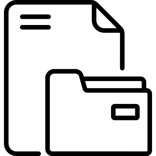 File files and folders document folder icon File files and folders document folder icon