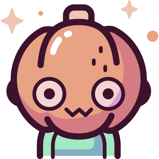 Pumpkin scary costume terror icon