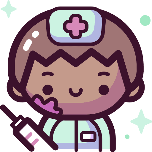 Nurse spooky hospital party icon