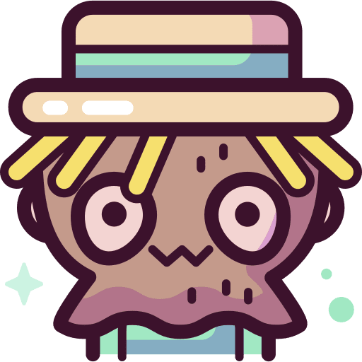 Scarecrow character costume scary icon