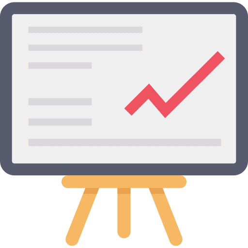 Board presentation office board icon