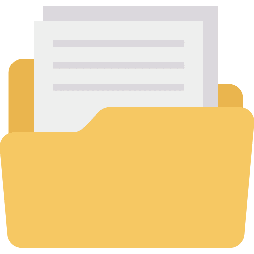 File storage folder records file explorer icon