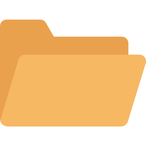 Folder files and folders file storage office material icon