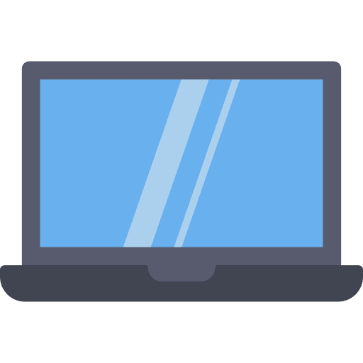 Laptop screen digital laptop technology icon