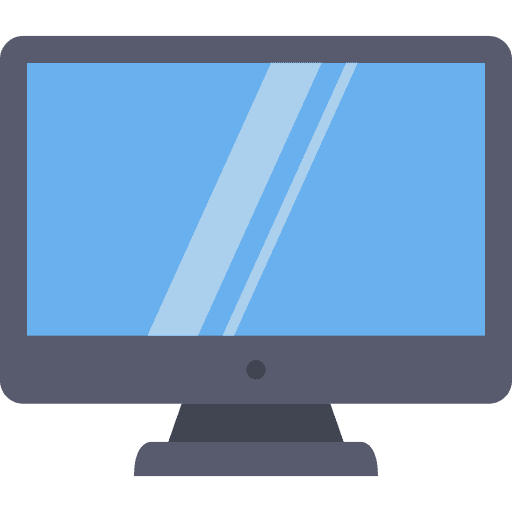 Monitor screen mac electronics computer icon