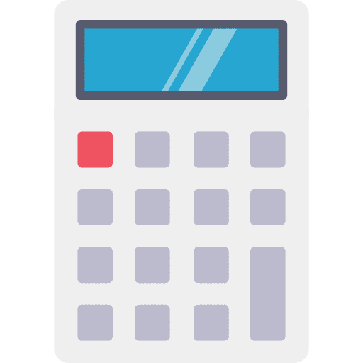 Calculator education math calculation icon