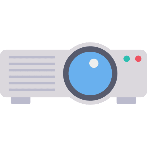 Projector projector office material presentation icon