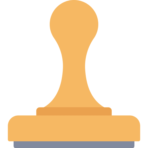 Stamp ink stamp business stationery stamp icon