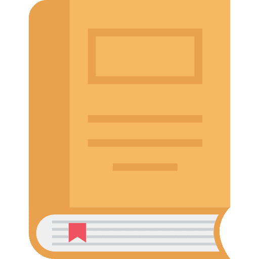 Book hobbies and free time book book cover icon