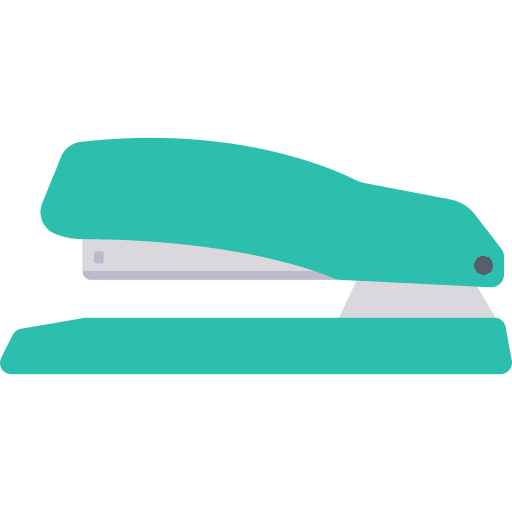 Stapler education stationery office material icon