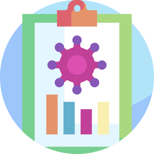 Analytics clipboard statistics ncov icon Analytics clipboard statistics ncov icon