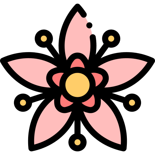 Jade flower jade petals icon