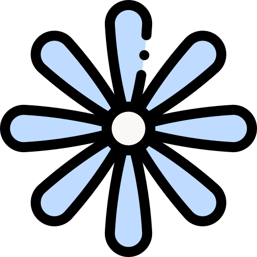 Jasmine botanical nature petals icon