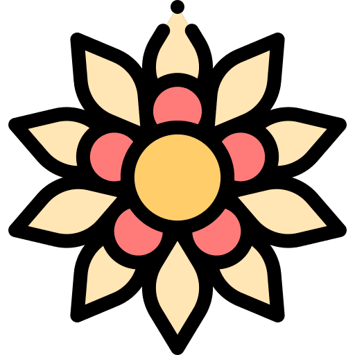 Royal petals flower royal icon