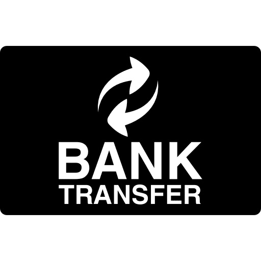 Logotype transfer pay card icon