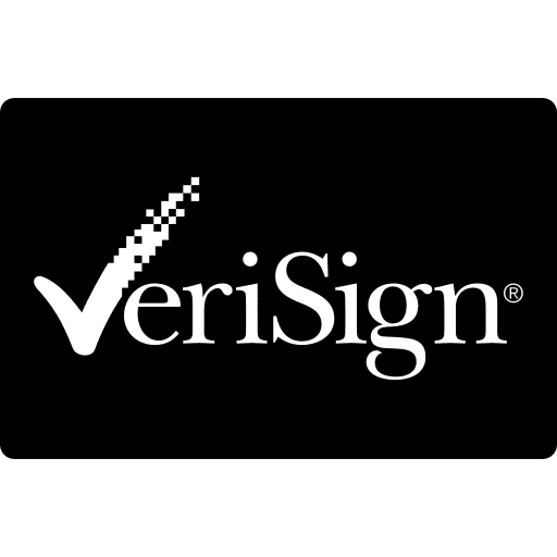 Symbols logotype pay verisign icon