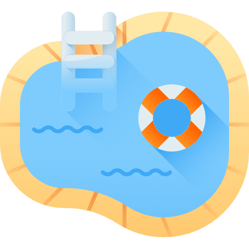 Swimming pool summer swimming pool holidays icon
