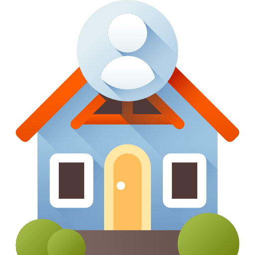 User architecture buyer house icon