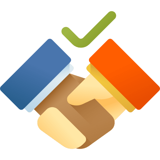 Deal agreement handshake deal icon