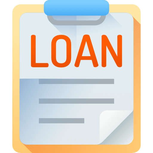 Loan business and finance loan money icon