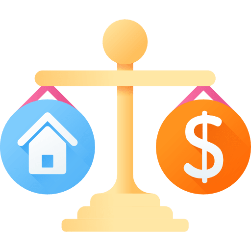 Price business and finance scale money icon