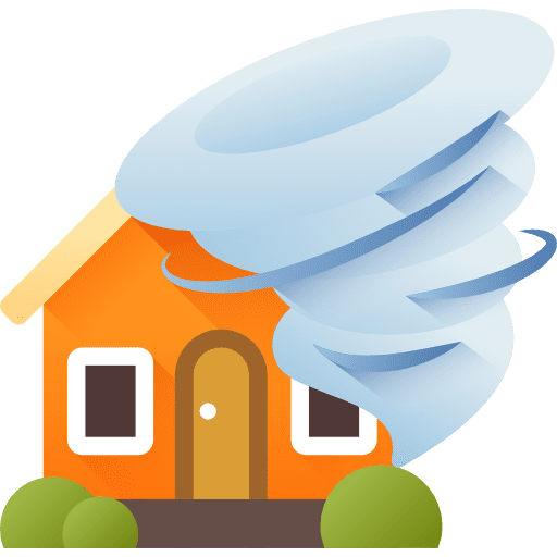 Typhoon house typhoon building icon