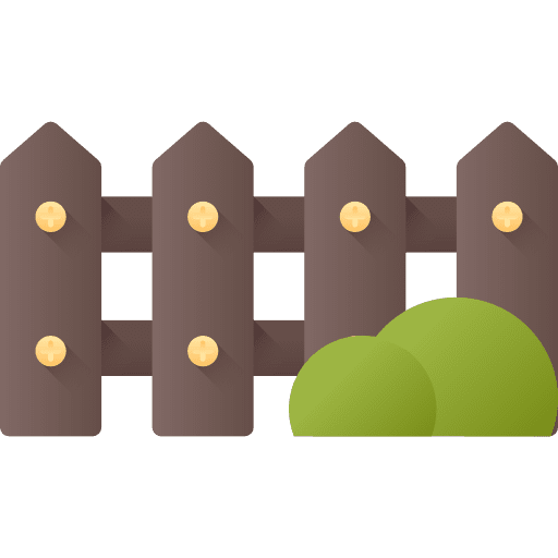 Fence furniture and household construction and tools fence icon