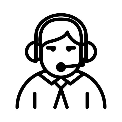 Customer support customer support telemarketer technology icon
