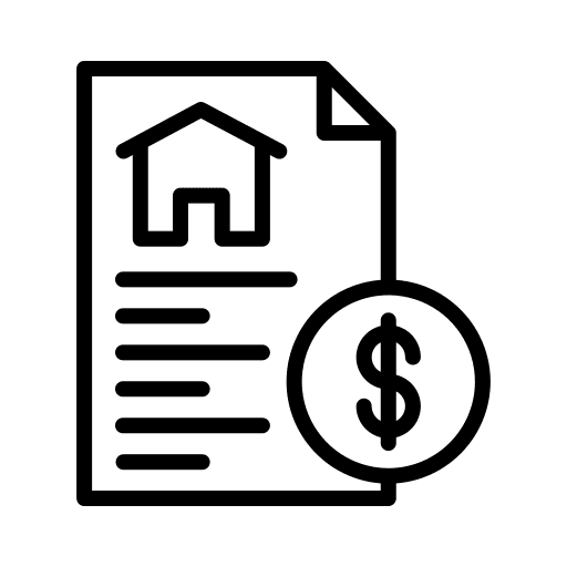 Loan bank debt coins icon