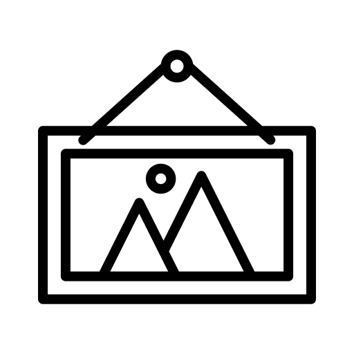 Painting landscape painting furniture and household icon