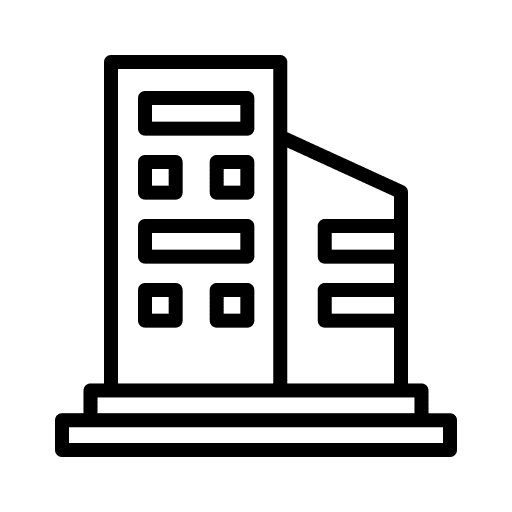 Residential residential buildings office icon