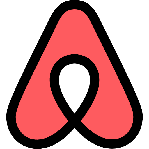 Airbnb social media logo vacations icon