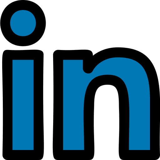 Linkedin network linkedin in icon