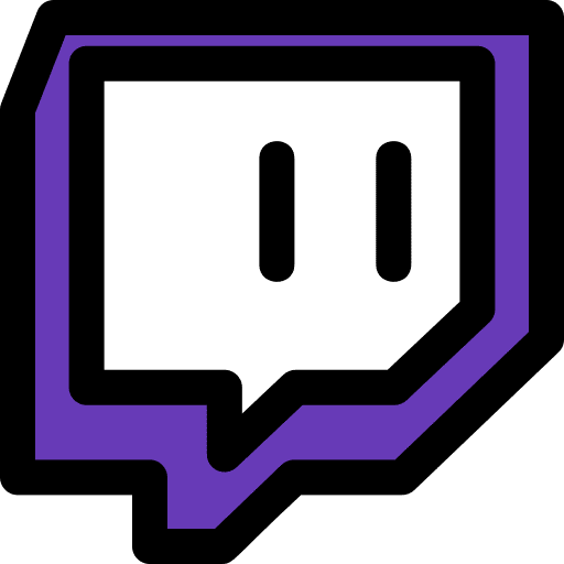 Twitch network social media twitch icon