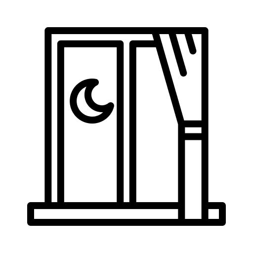 Window buildings constructions opened icon