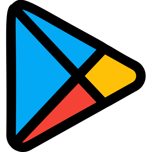 Google play logo social media google play icon