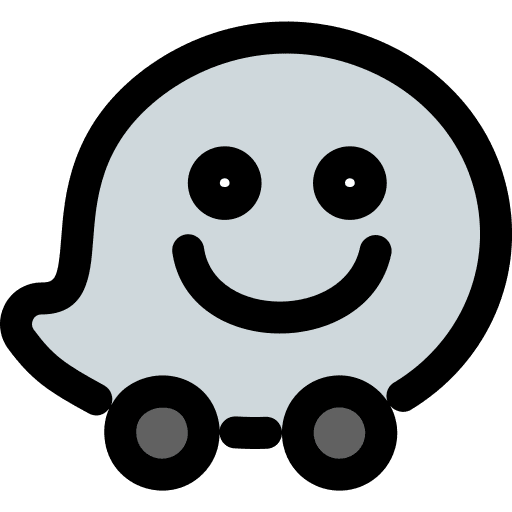 Waze network social media waze icon