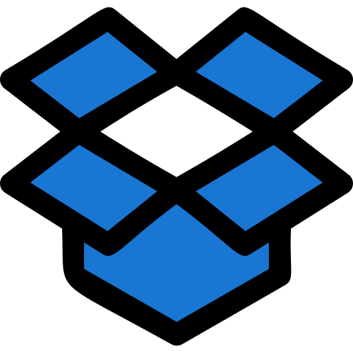 Dropbox dropbox social media network icon