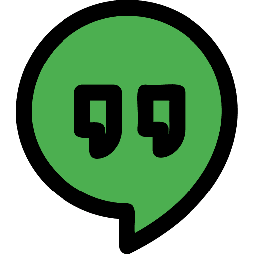 Google hangouts logo social media network icon