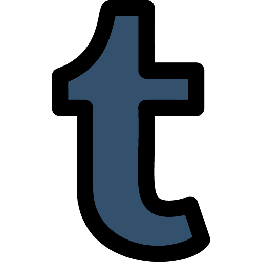 Tumblr social media tumblr logo icon