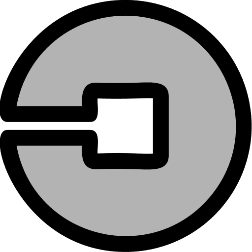 Uber social media logo network icon
