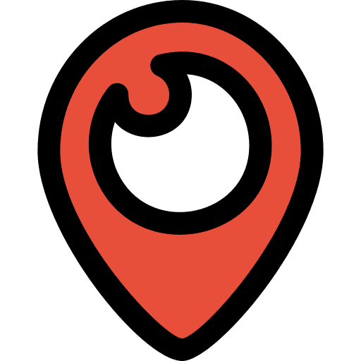 Periscope logo social media network icon